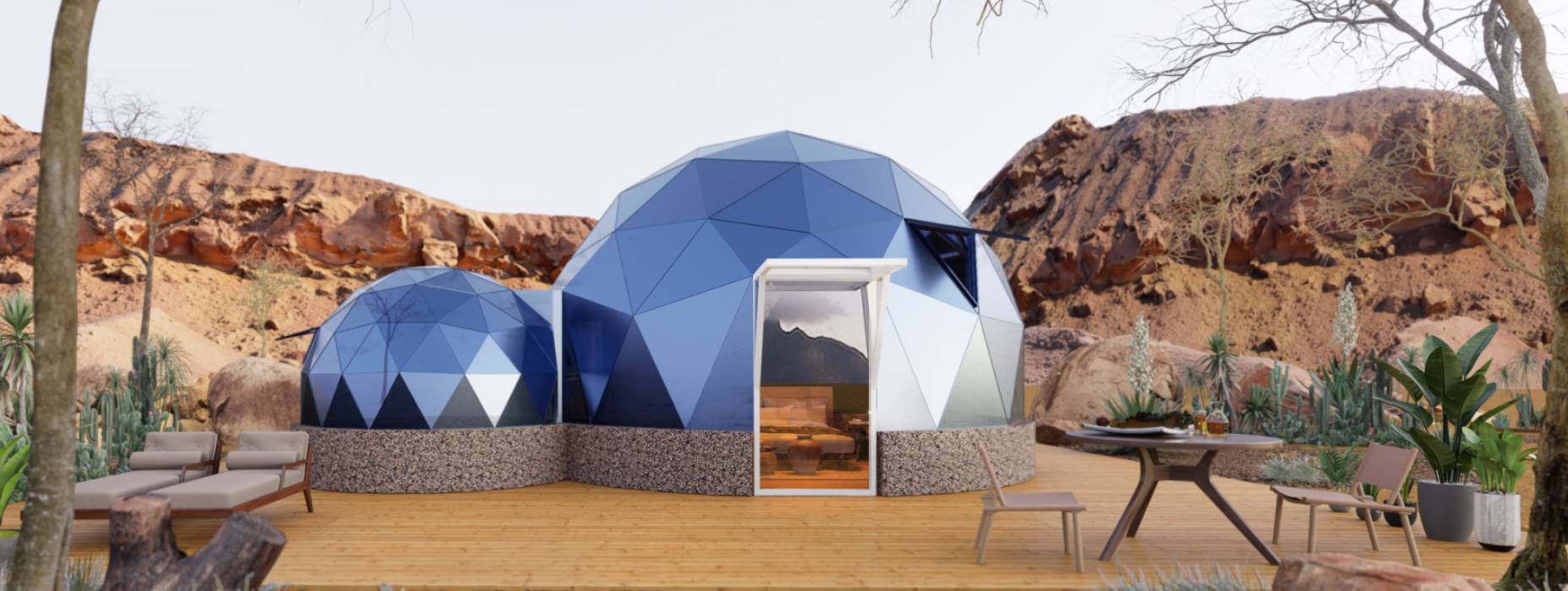 巨鹿县球形智能光伏玻璃星空房